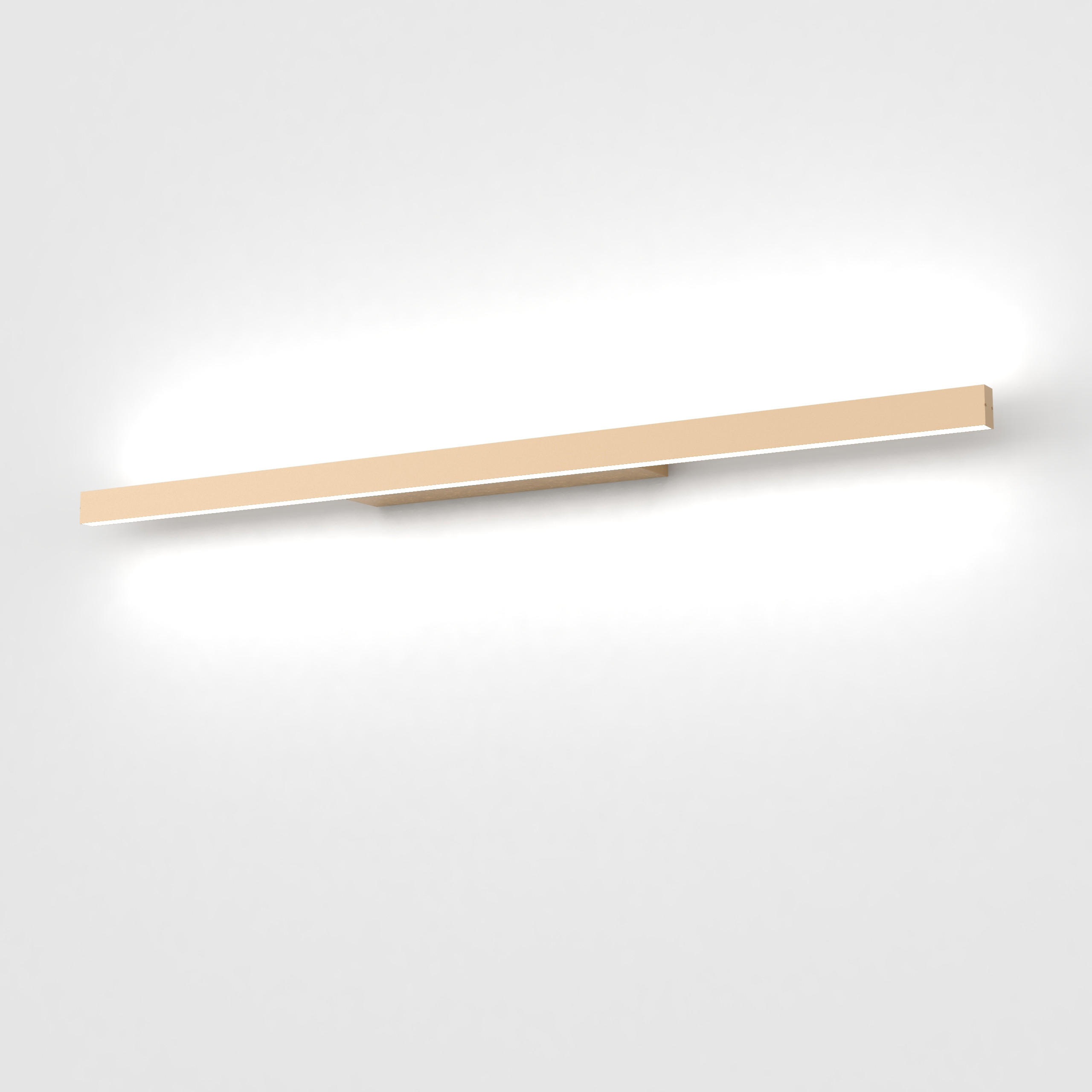Lumicom Led-Wandleuchte Gold 90x3.1x7 cm