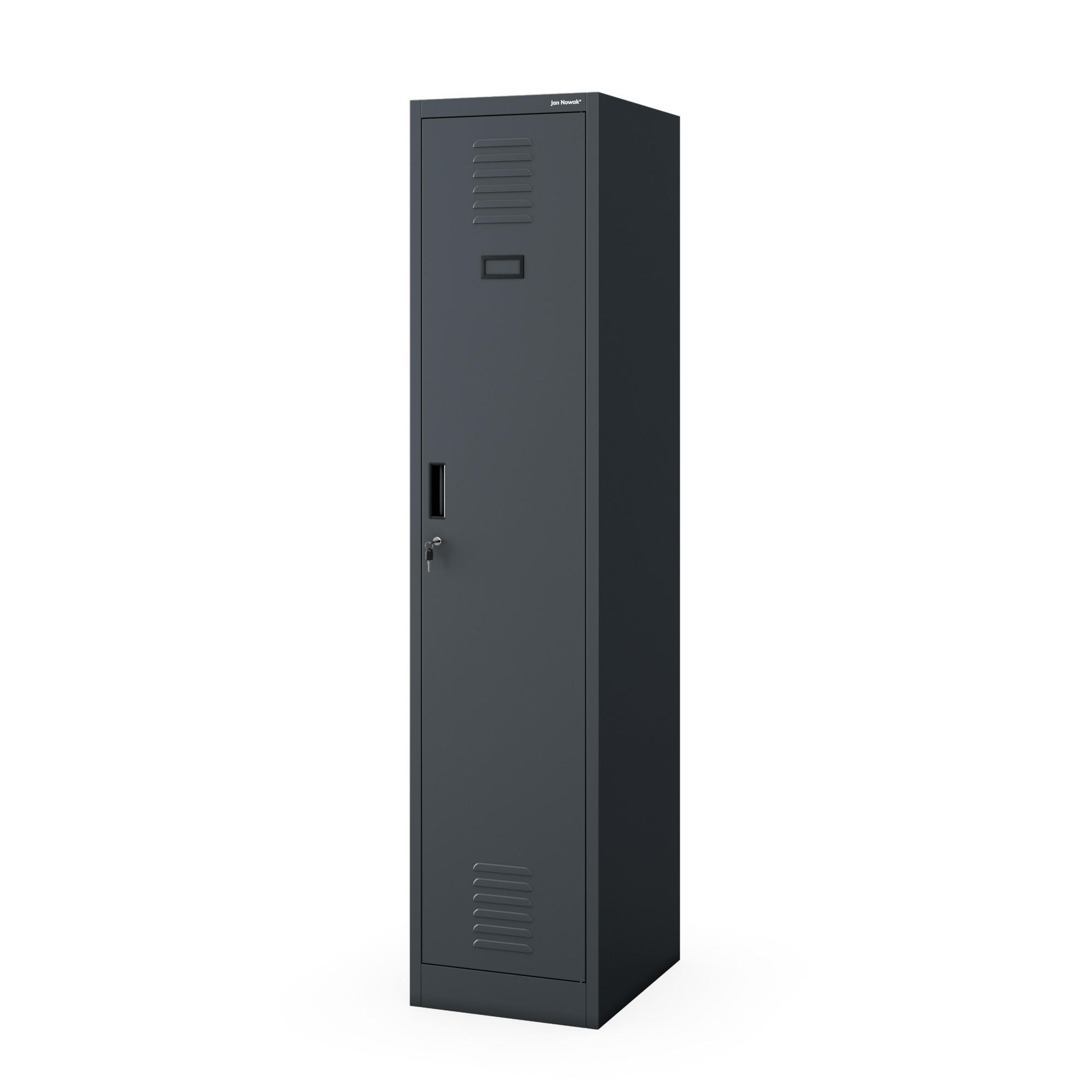 METALL-ARBEITSSCHRANK KACPER 1 Plus - Anthrazit, Metall (40/180/50cm) - Jan Nowak