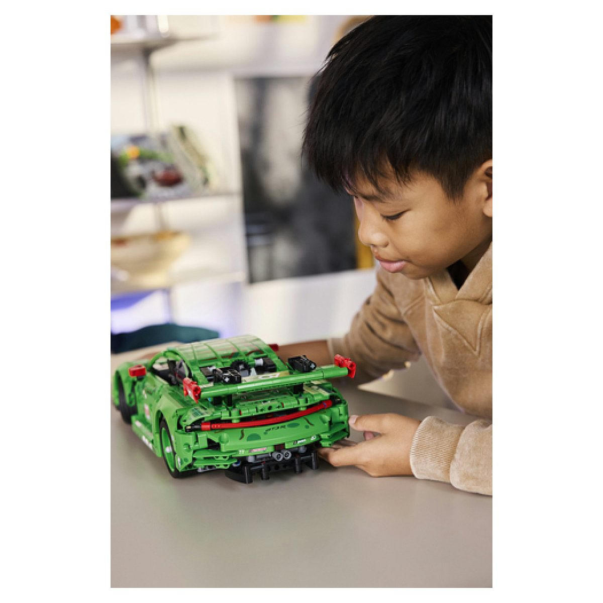 KLEMMBAUSTEINE Technic Porsche 911 GT3 R Rexy AO Rennwagen - Rot, Kunststoff (28.2/11.8/45.6cm) - Lego