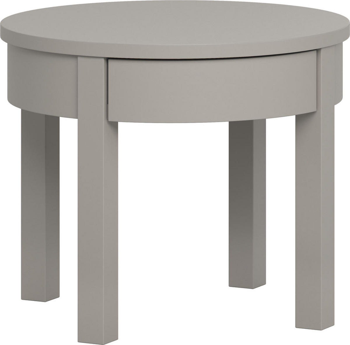 COUCHTISCH rund Buche massiv - Grau, Holzwerkstoff (54/54/45cm) - Vox Möbel