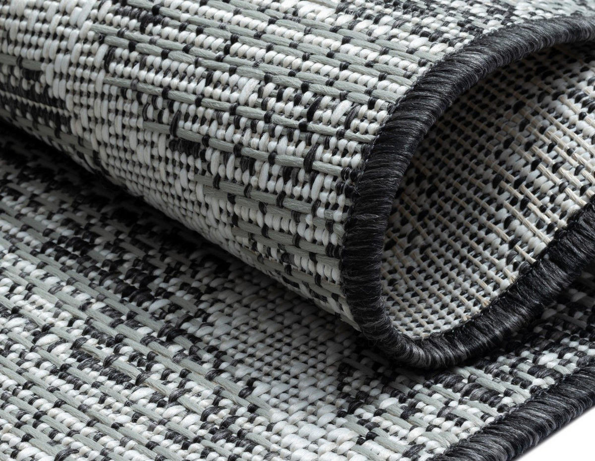 OUTDOORTEPPICH Bonnie Anthrazit,Hellgrau,Sandfarben 200/300 cm - Anthrazit, Textil (200/300cm) - My-Rug