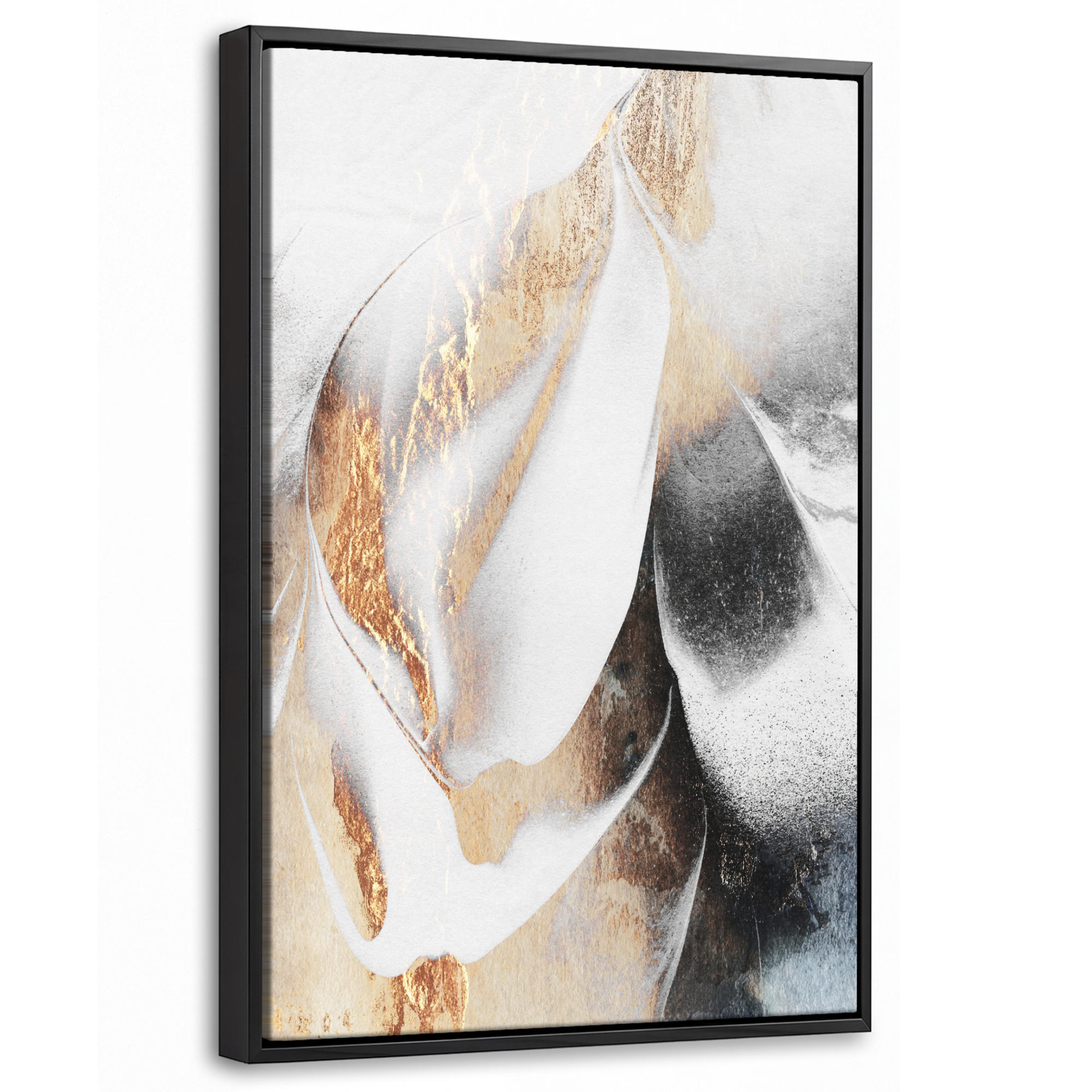 MuchoWow Leinwand Gold 20x30 cm