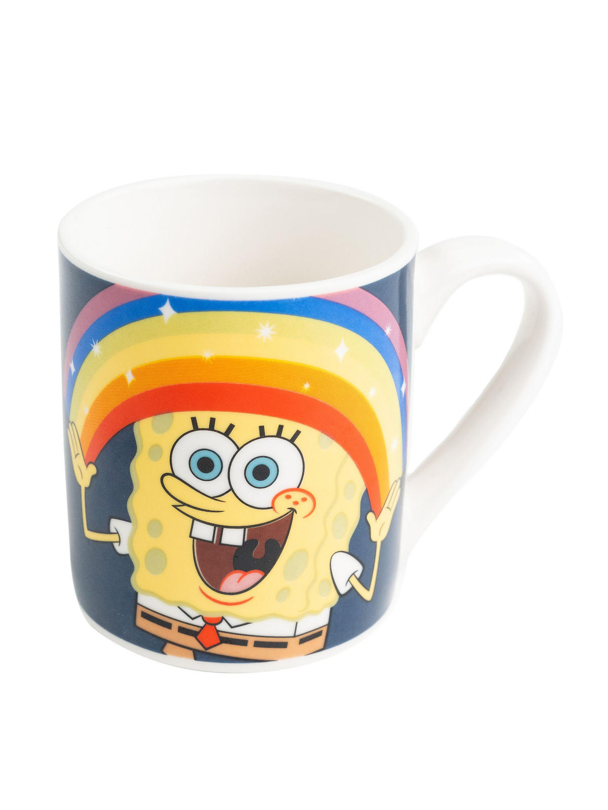 BECHER Spongebob Schwammkopf Rainbow Mehrfarbig 230 ml - Multicolor, Keramik (0.23L)