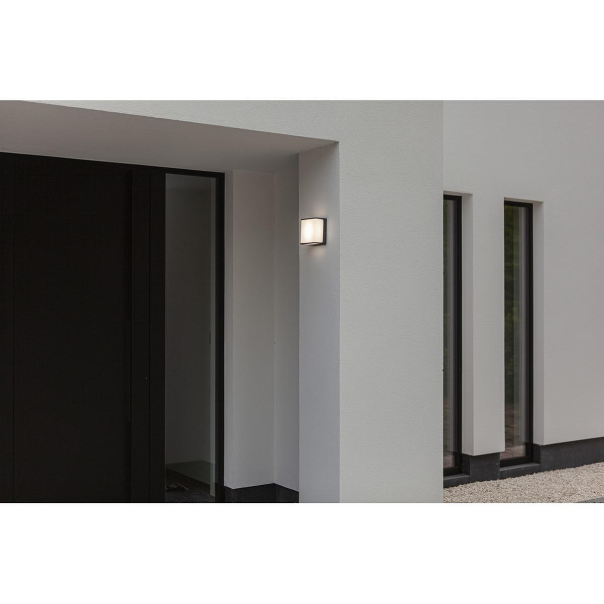 LED-AUSSENWANDLEUCHTE DOBLO - Grau, Metall (15/8/15cm)