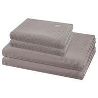 FROTTIERSET Pique 4-teilig - Braun, Textil (50/100cm) - Ross