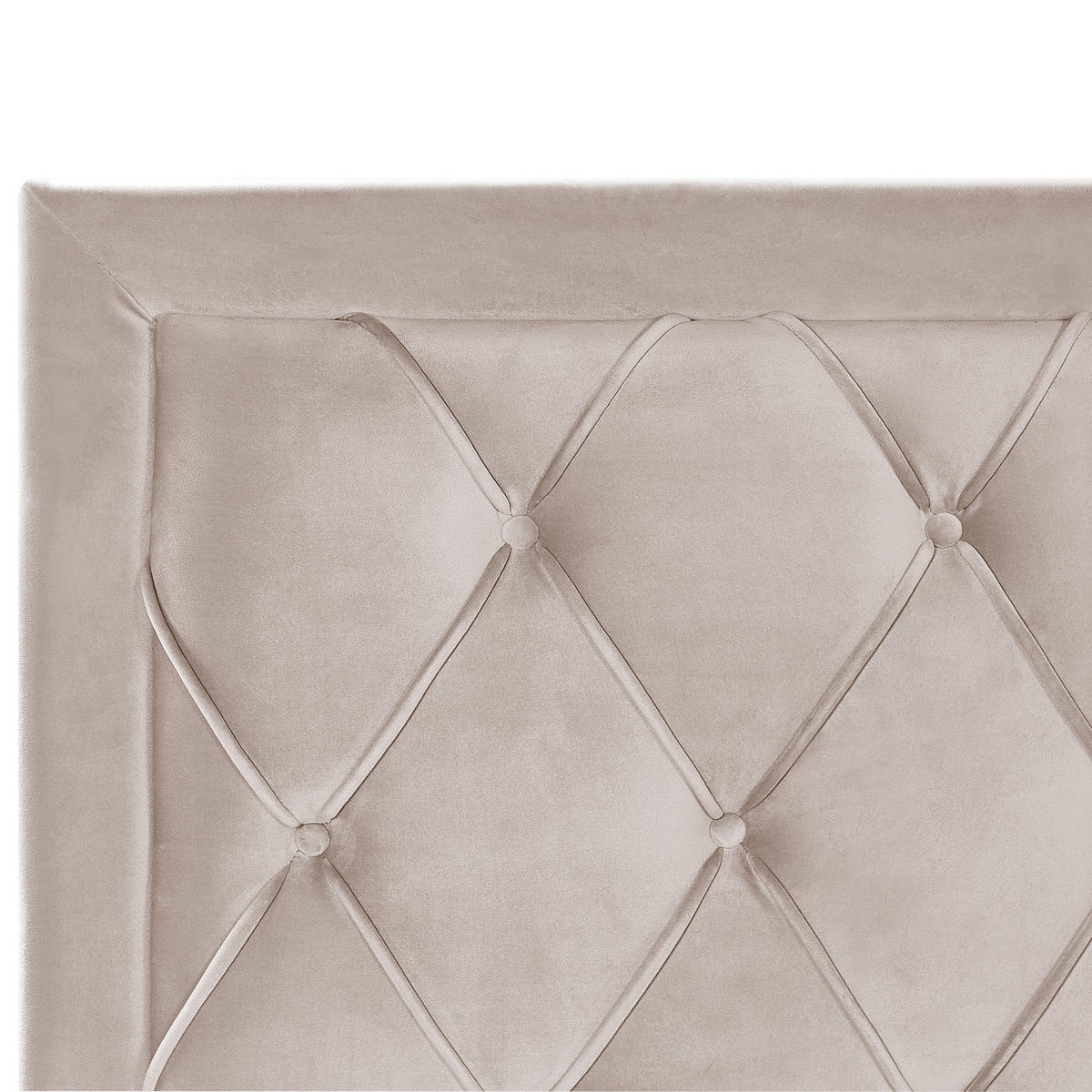 POLSTERBETT 140/200 cm Beige Lievin - Beige, Textil (140/200cm) - Beliani