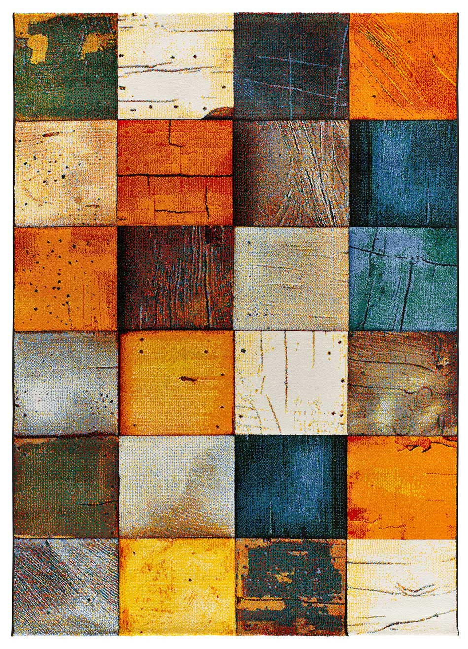 Atticgo Webteppich Mehrfarbig 140x200 cm