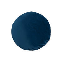 KISSENHÜLLE Rund Samt&Sonders admiral-blau 50 cm Ø - Blau/Dunkelblau, Textil (50/50cm) - beties Heimtextil