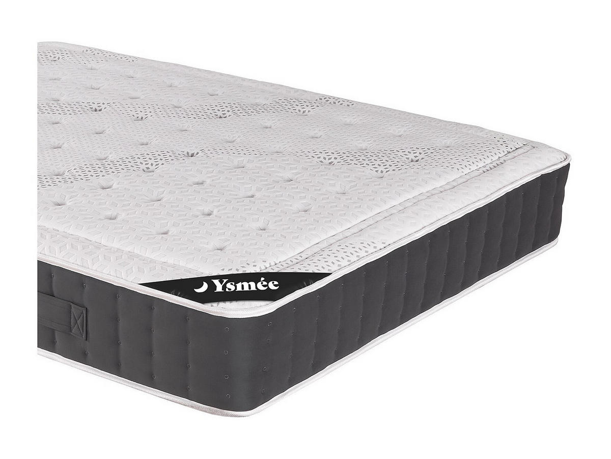 STANDARDMATRATZE - 2 Personen - Stoff - Weiß - - Weiß, Textil (160/200cm) - Vente-Unique