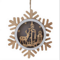 WEIHNACHTSDEKORATION 12 cm - Beige, Holz (2.5/12/12cm) - Home Styling Collection