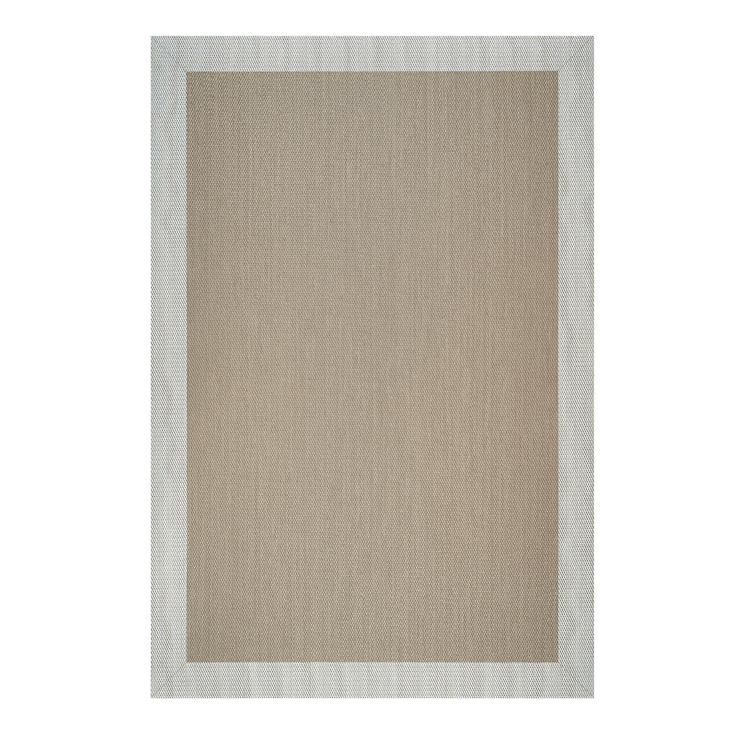 TEPPICH Premium en Vinyle Weiß Beige 160x230 cm - Creme, Kunststoff (160/230cm) - STORESDECO