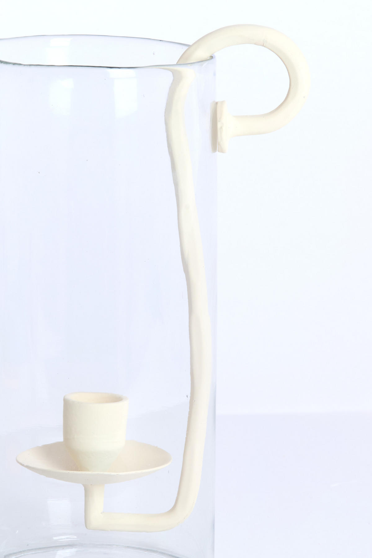 WINDLICHT Dolega Hell Ø17,5/28,5 cm - Braun, Glas (13/28.5/17.5cm) - Light & Living
