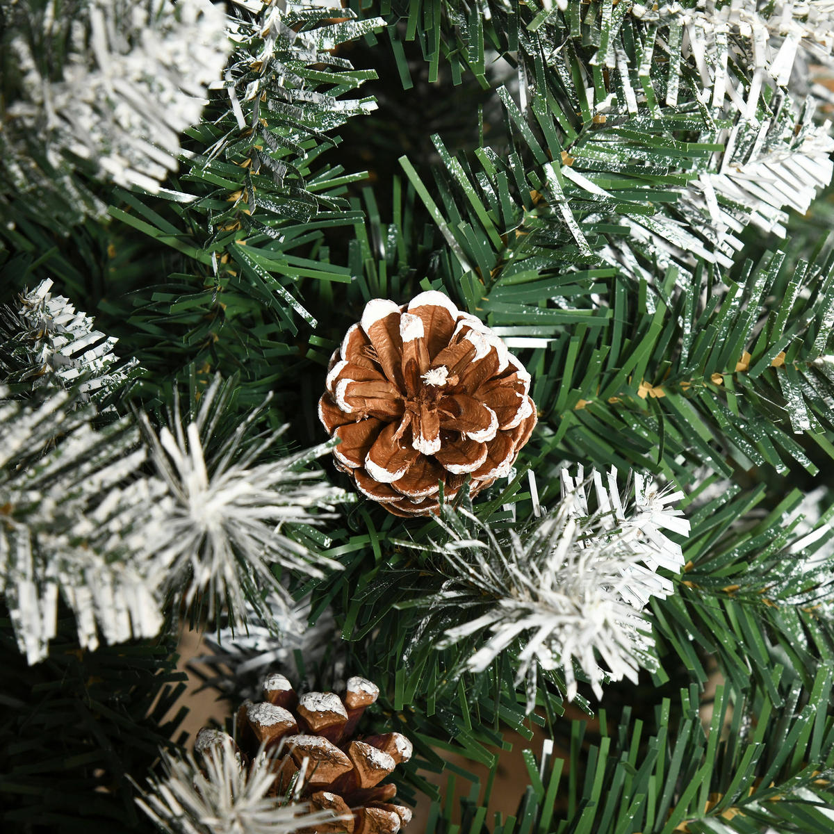 WEIHNACHTSBÄUME Grün 75.0/75.0/180.0cm - Grün, Kunststoff (180cm)
