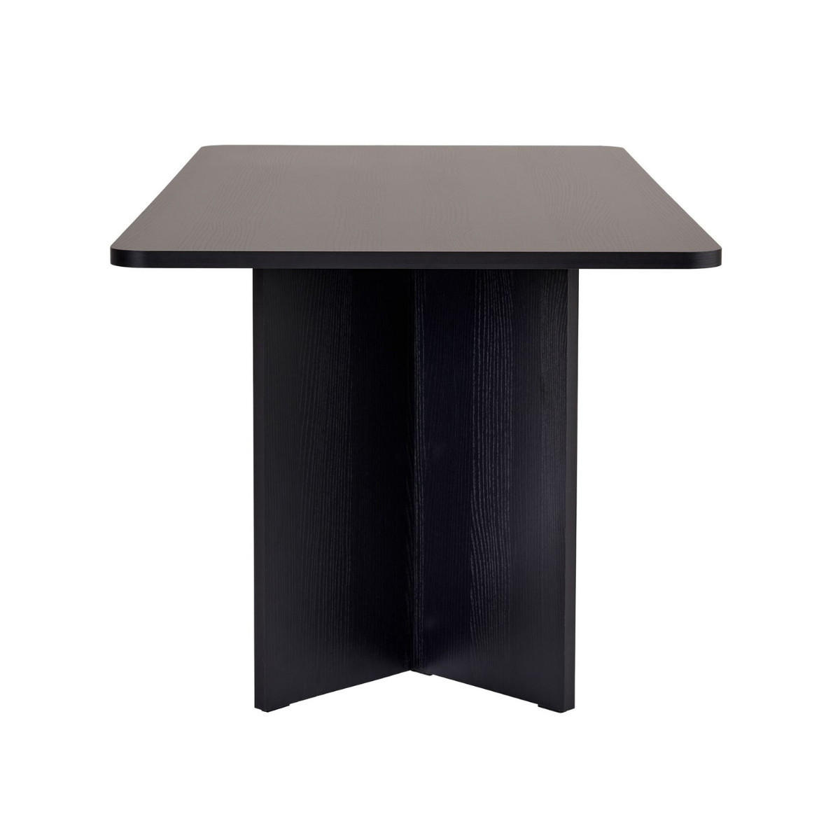 ESSTISCH mit rechteckiger Tischplatte 35/46/180 cm - Eichefarben, Holzwerkstoff (96/90/75cm) - Calicosy