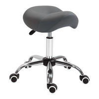 BÜROHOCKER DE-18000 höhenverstellbar 49-61 cm, gepolstert Grau - Grau, Metall (53/31/52cm) - ComfortXL