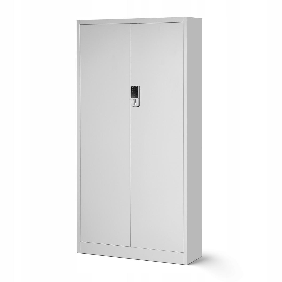 AKTENSCHRANK Daniel - Grau, Metall (90/185/40cm) - Jan Nowak