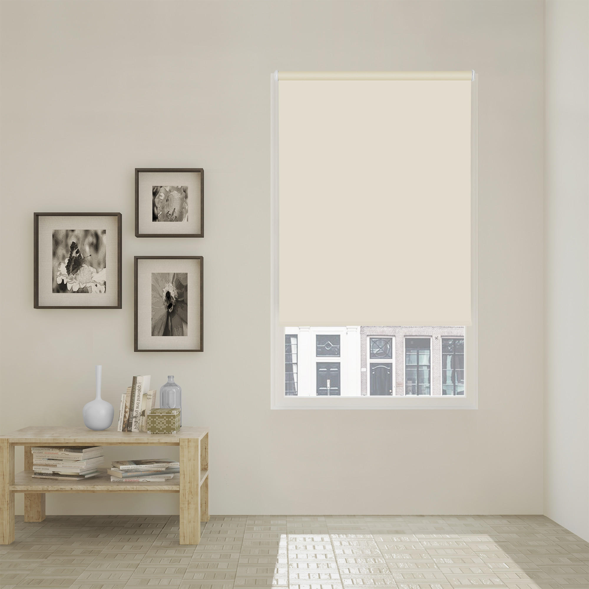 VERDUNKELUNGSROLLO - Beige, Textil (45/190/190cm) - VIEWTEX
