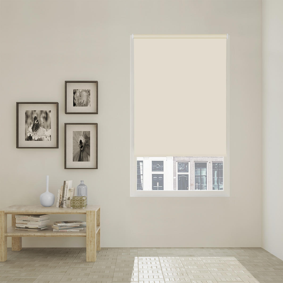 VERDUNKELUNGSROLLO - Beige, Textil (45/190/190cm) - VIEWTEX