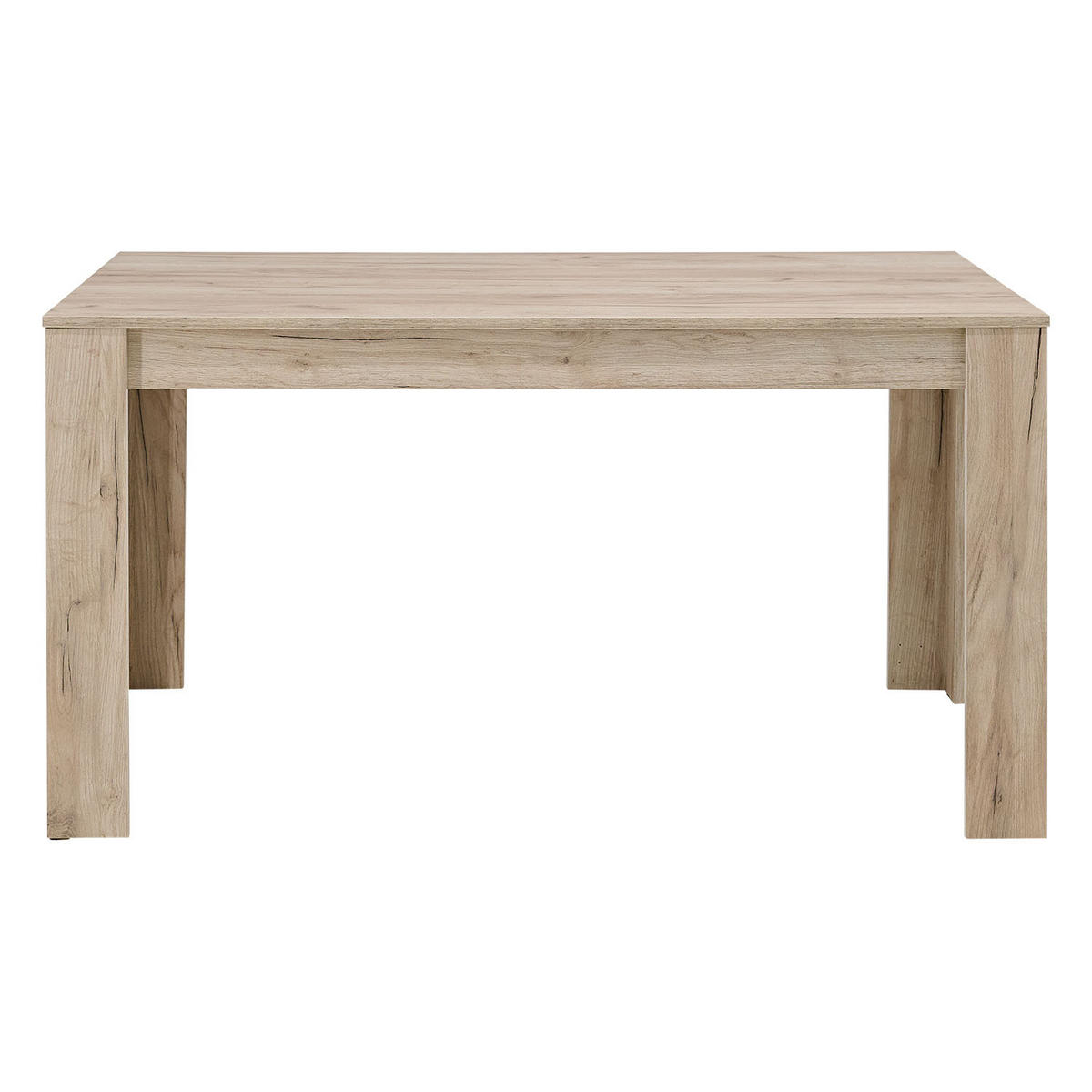 ESSTISCH in Eiche Grau 135/80/75 cm - Grau, Holz (80/135/75cm) - Homestyle4u