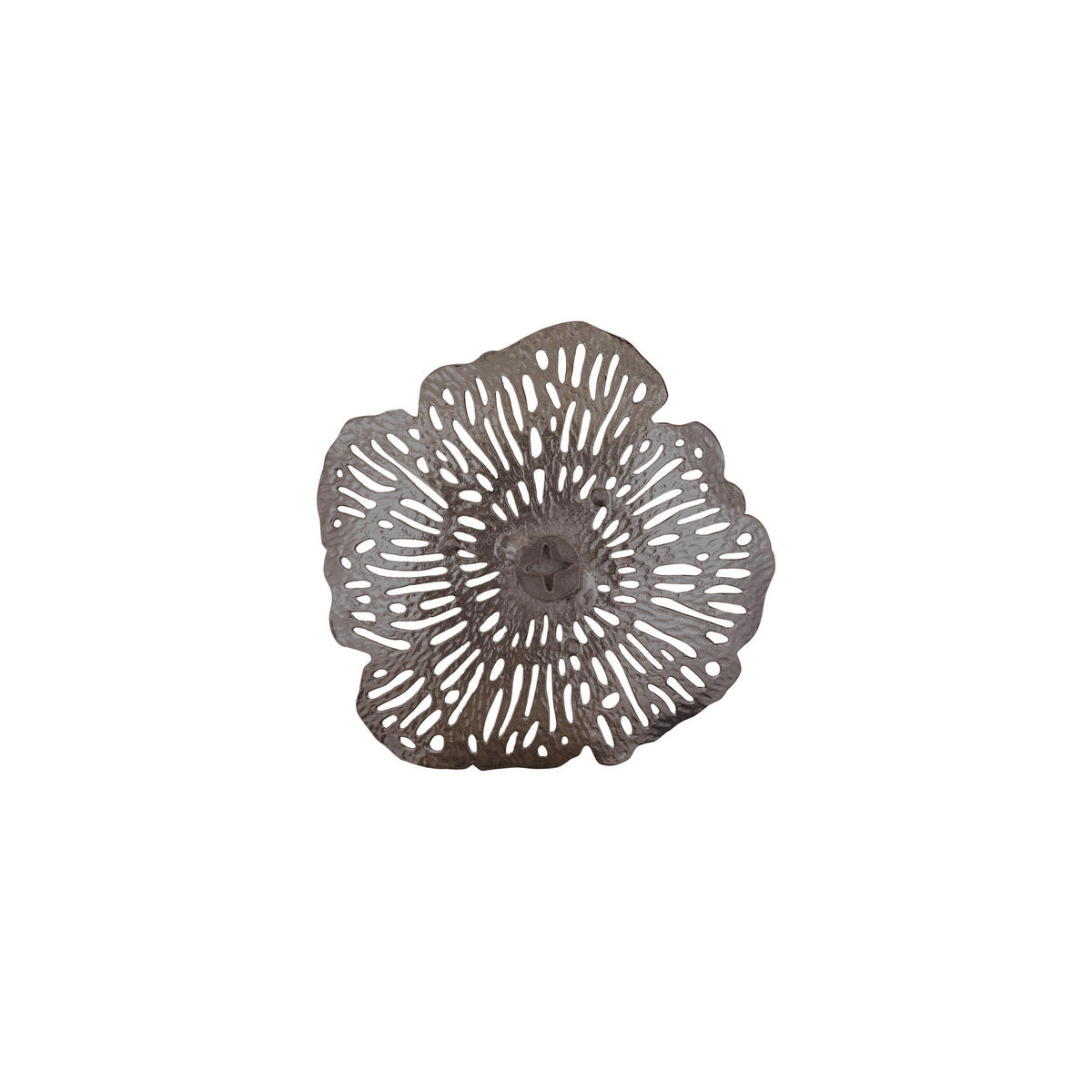 WANDPANEEL Ryhann Silber 31/30/6cm - Silberfarben, Metall (30/6/31cm) - PTMD Collection