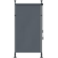 VERTIKÁLNÍ MARKÝZA, polyester, tmavě šedá - tmavě šedá, kov (2.8/310/150cm) - Outsunny