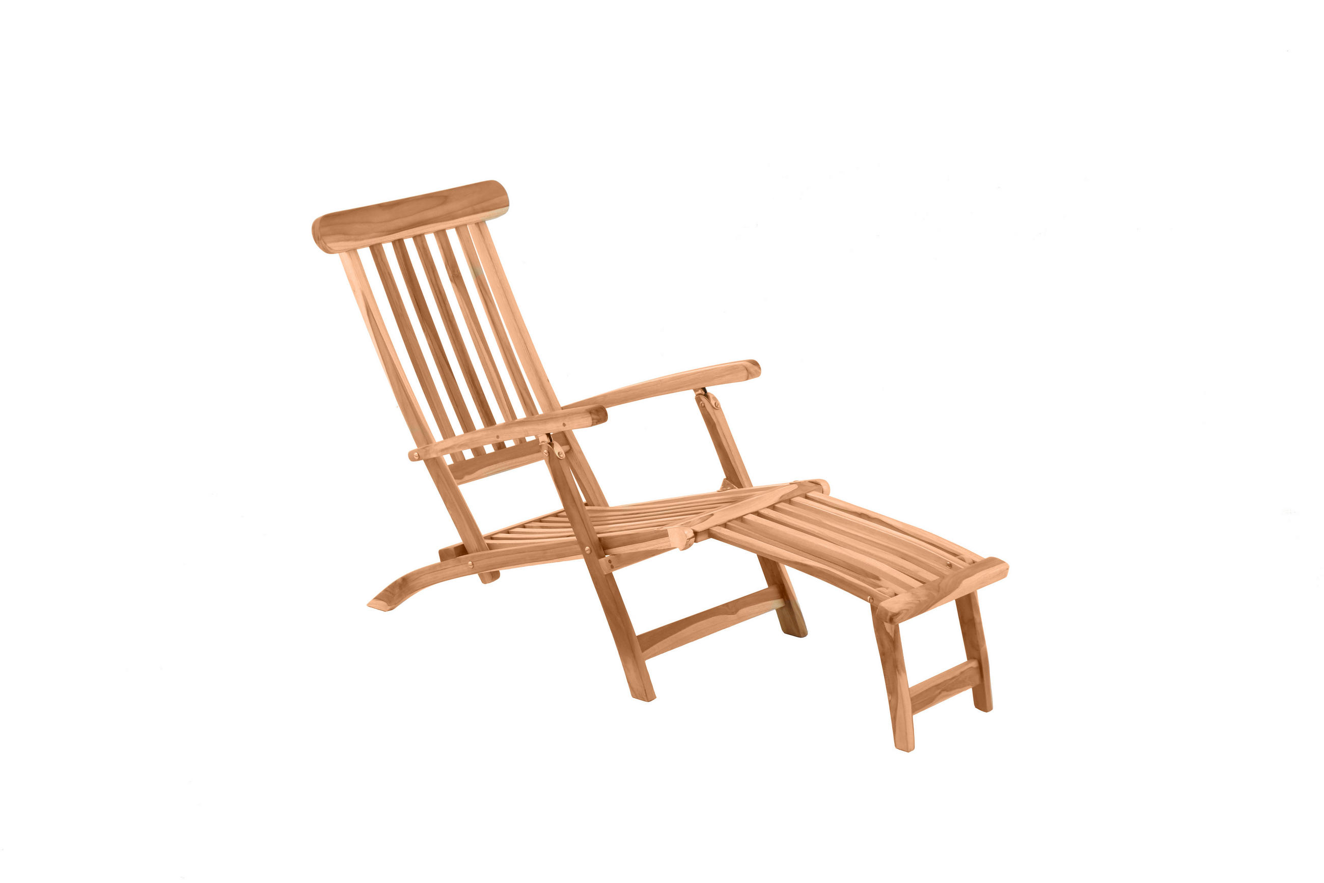 TPFGarden Liegestuhl Braun 58.5x37x149 cm