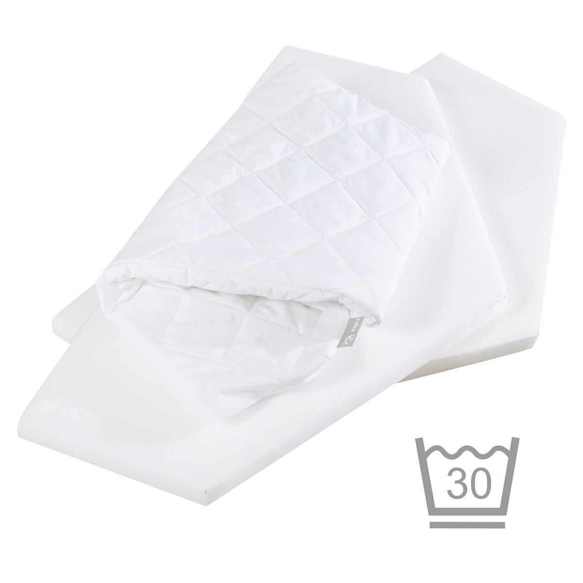 LAUFGITTERMATRATZE für 6-eckige Laufgitter - Weiß, Textil (112/4/97cm) - Roba