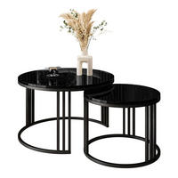 COUCHTISCH 2 in 1 LORI Hochglanz - Schwarz, Holzwerkstoff (70/70/48cm) - Lookway