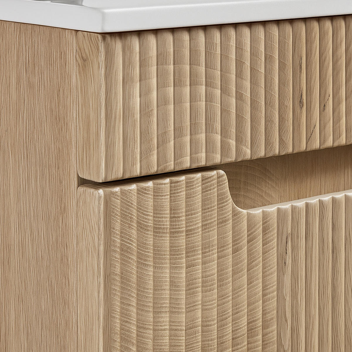 GÄSTE-WC-MÖBELSET Thermis 2 Teile Eiche Hell- 40 x 22 x 53 cm - Eiche Wotan/Sonoma Eiche, Holz (40/53/22cm) - Badplaats