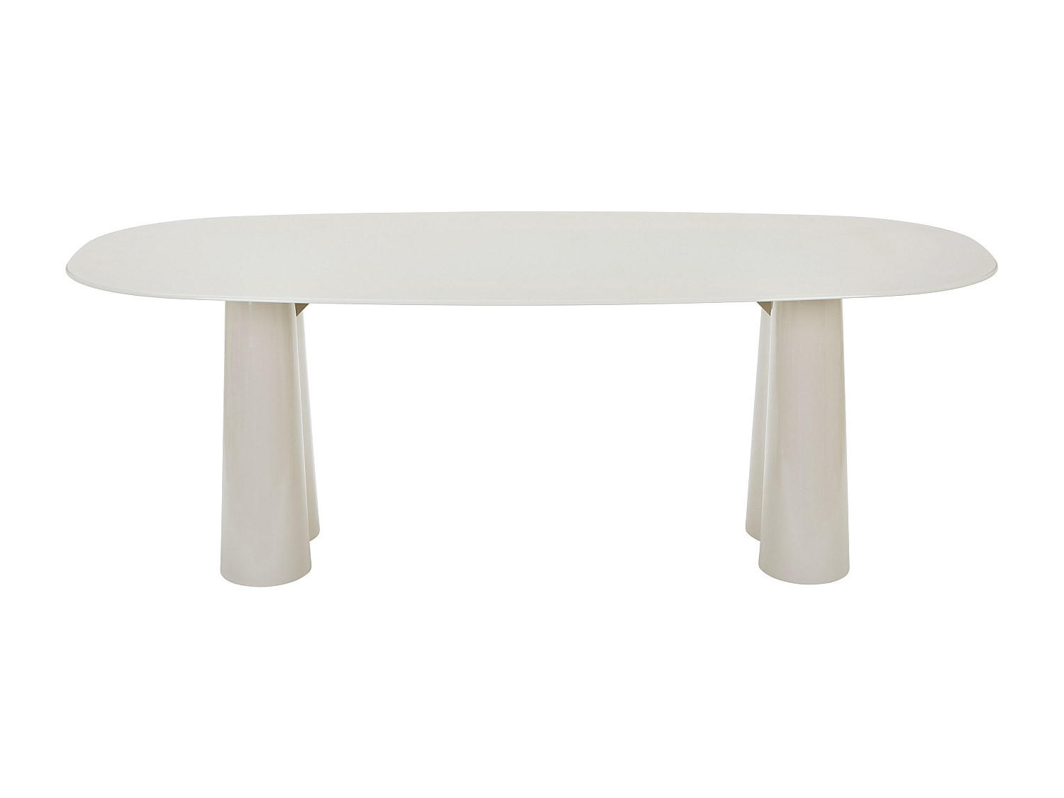 ESSTISCH - 8 Personen - holz - beige Avalina - Beige, Glas/Holz (110/220/76cm) - Vente-Unique