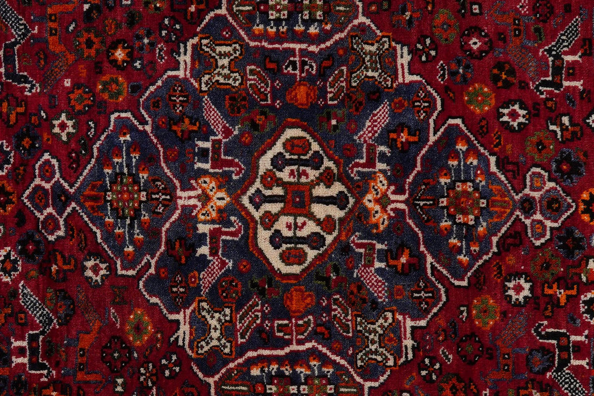ORIENTTEPPICH handgeknüpft Gashgai Rot 161/110 cm Schurwolle - Rot, Textil (110/161cm) - Looma