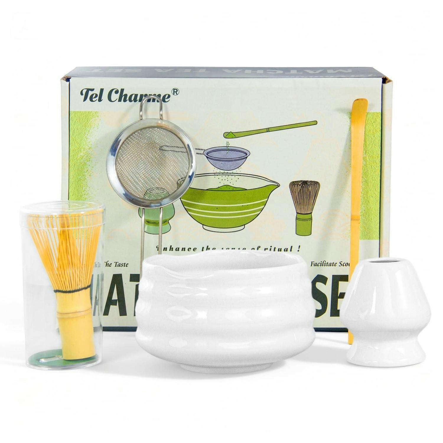 MATCHA Set 5-teiliges Set - Weiß, Keramik (12.7/7.4/12.7cm)