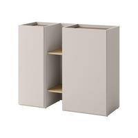 KOMMODE Sigma 2D SG07 - Kaschmir/Trüffeleichefarben, Holzwerkstoff (106/91/42cm) - MIRJAN24