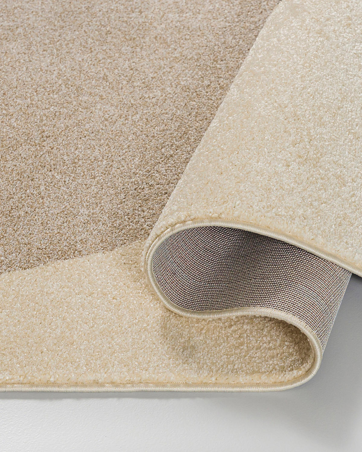 TEPPICH Beige Geometrisch In-Outdoor Pflanzlich Kurzflor Rechteckig 160 x 230 cm - Sandfarben/Hellgrau, Textil (160/230cm) - Mazovia