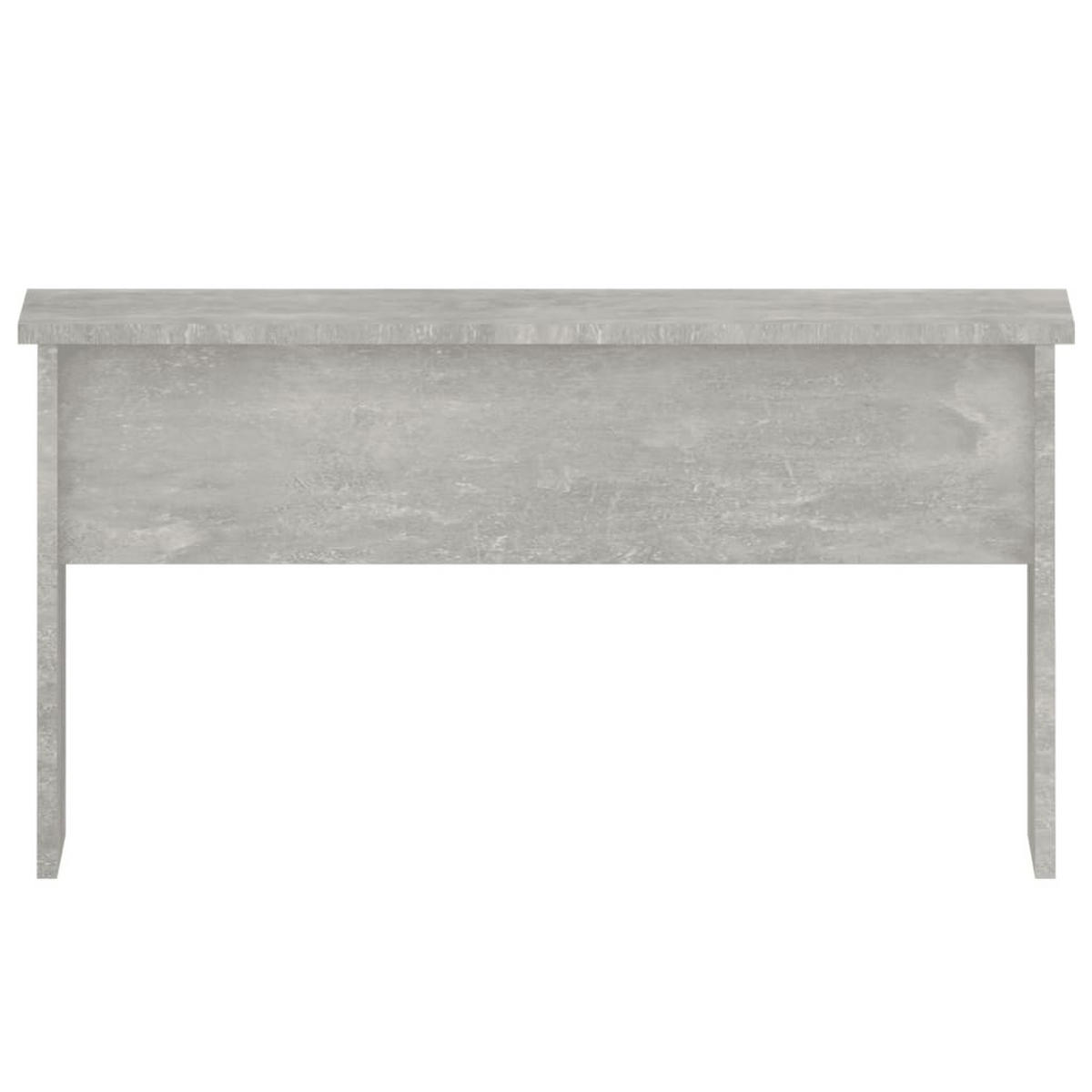 COUCHTISCH Betongrau 80x50,5x41,5 cm Holzwerkstoff - Grau, Holzwerkstoff (80/50.5/41.5cm) - furnicato