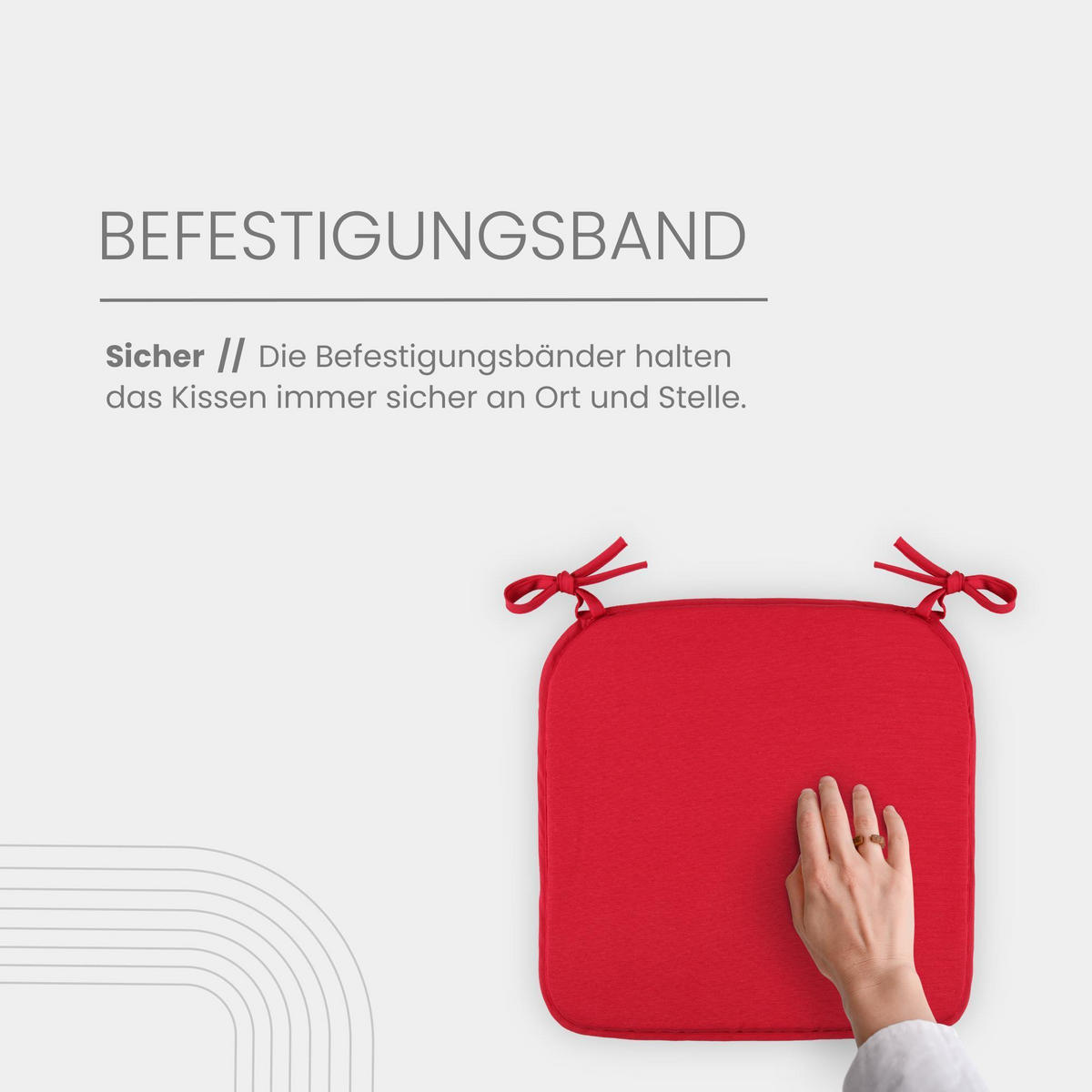 SKITZKISSEN Canvas 38x38cm Rot 2er-Pack - Bordeaux, Textil (38/38/2cm)