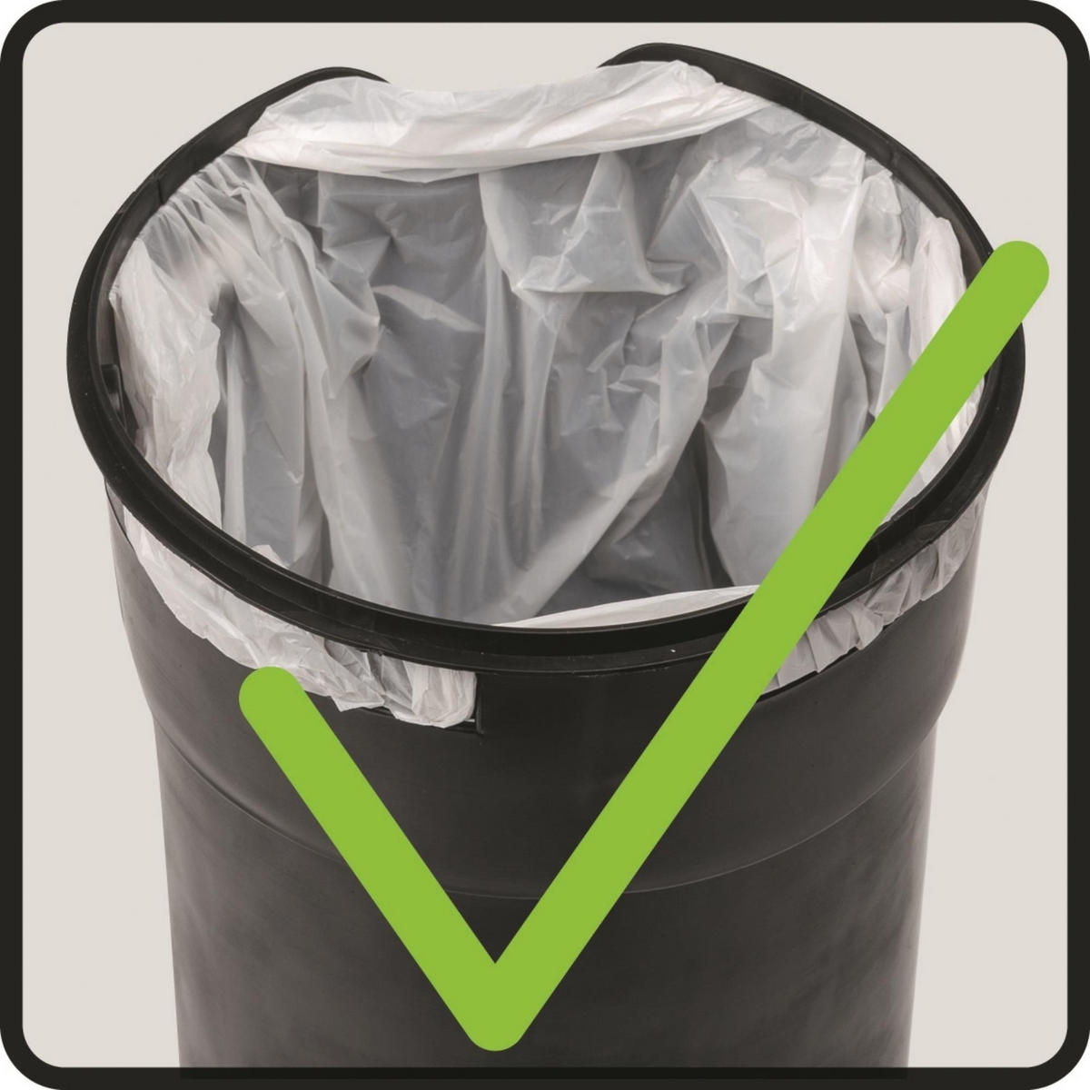 KOSMETIKEIMER Leman 3 l 22,5/17/25 cm - Grün, Metall (17/25/22.5cm) - Wenko