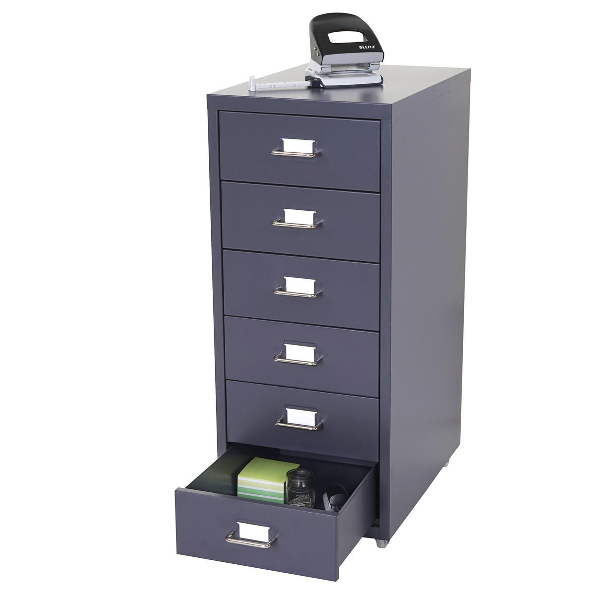 ROLLCONTAINER Anthrazit - Anthrazit, Metall (28/69/41cm) - MCW