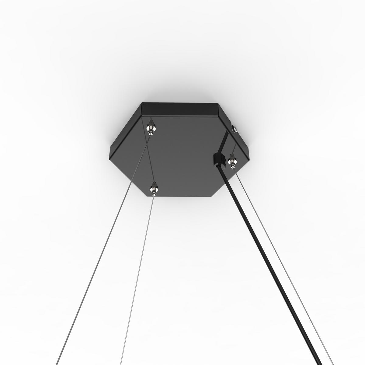 LED-HÄNGELEUCHTE - Goldfarben, Metall (1.6/100/60cm) - Lumicom