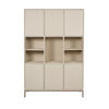 REGAL Madison Beige 45/135/200 cm - Beige, Holz (135/200/45cm) - Starfurn