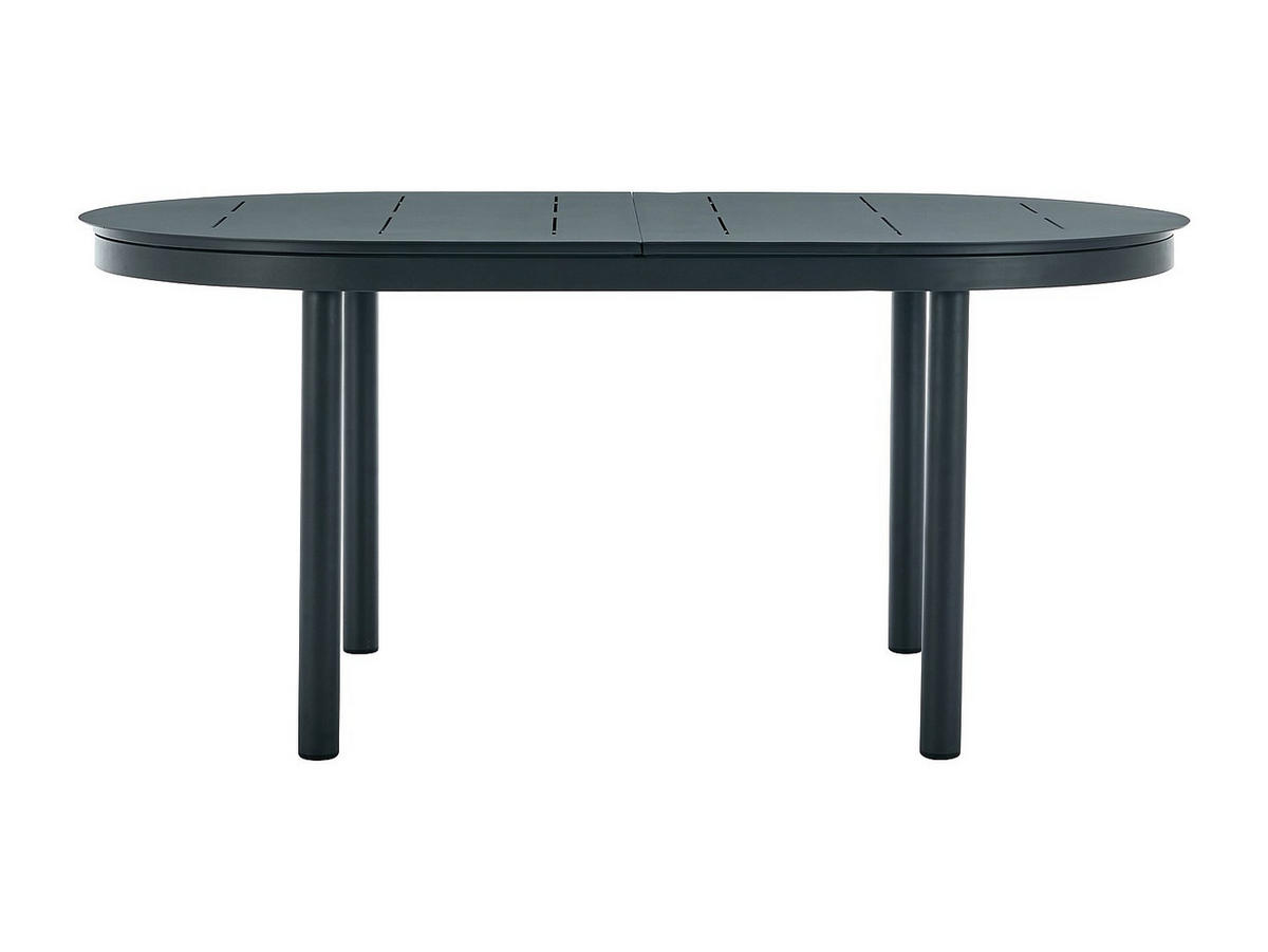 GARTEN-ESSTISCH ausziehbar - 170/220 cm - Aluminium - Anthrazit - LOTTYS von MYLIA - Anthrazit, Metall - Vente-Unique