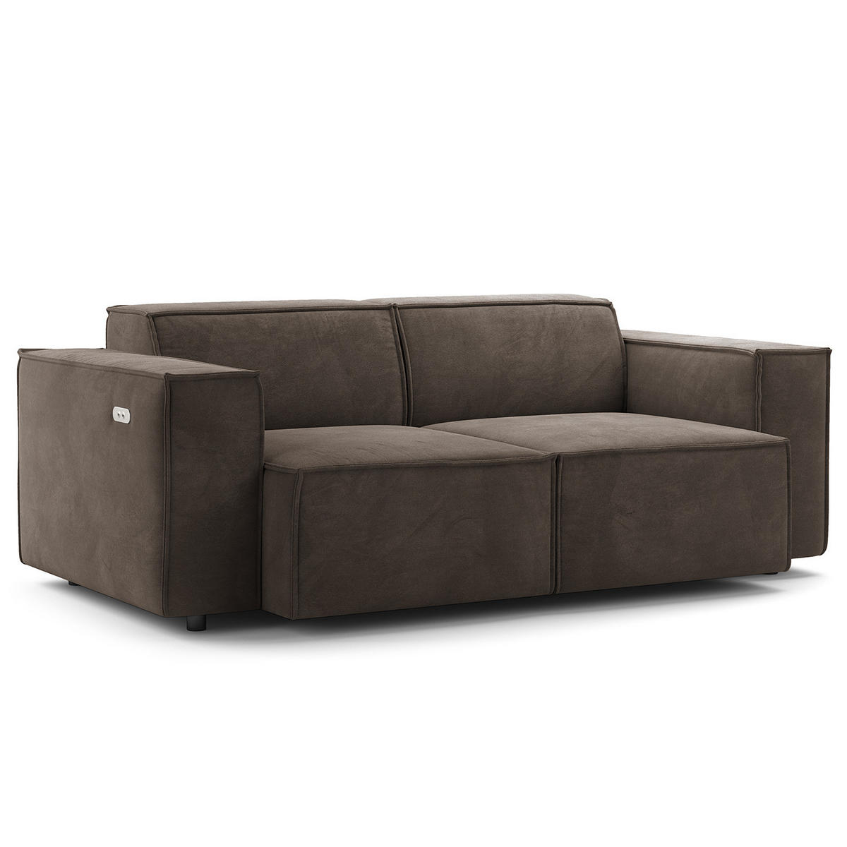 2-SITZER SOFA - Taupe, Textil (189/70/96cm) - home24