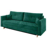 SOFA Flaschengrün ALKO Ausziehbar - Grün, Textil (217/92/85cm) - Sepro Meble