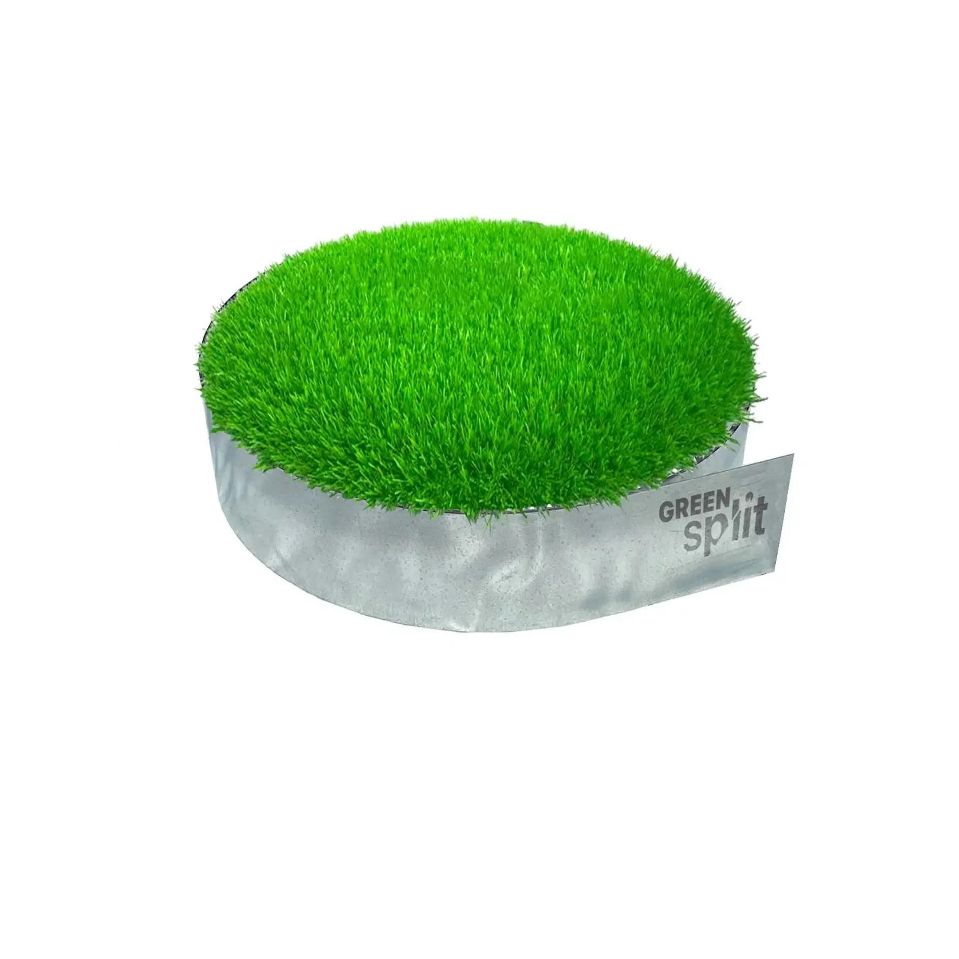 RASENKANTENBAND Metall Alu/Zink (Länge 10m 15m / Höhe 15cm 20cm 25cm) | Rasenkanten Beeteinfassung Beetumrandung Beetbegrenzungen - Alufarben, Metall (25/25/1000cm) - Green-Split