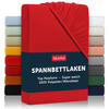 SPANNBETTLAKEN 80/200/30 cm Rot - Rot, Textil (80/200cm) - Blumtal