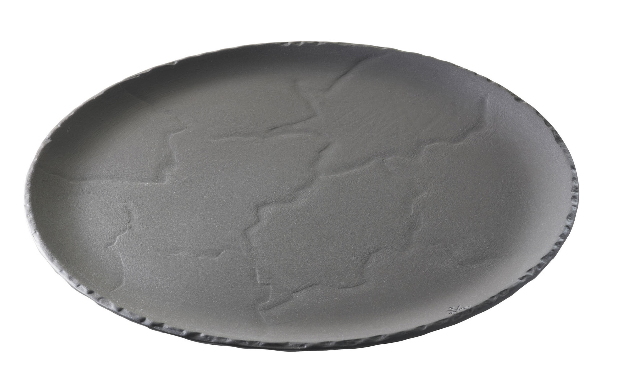 Revol Porcelaine France Steakteller Schiefer