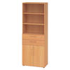 KOMBISCHRANK - mit Schubladen 42/80/215,6 cm in Buchefarben - Buchefarben, Holzwerkstoff (80/215.6/42cm) - bümö