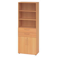 KOMBISCHRANK - mit Schubladen 42/80/215,6 cm in Buchefarben - Buchefarben, Holzwerkstoff (80/215.6/42cm) - bümö