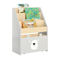 KINDERREGAL Grau-Natur - Grau, Holzwerkstoff (51/70/28cm) - SoBuy
