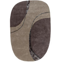 WOLLTEPPICH Shape Taupe 200x300 cm - Taupe, Textil (200/300cm) - benuta Pure